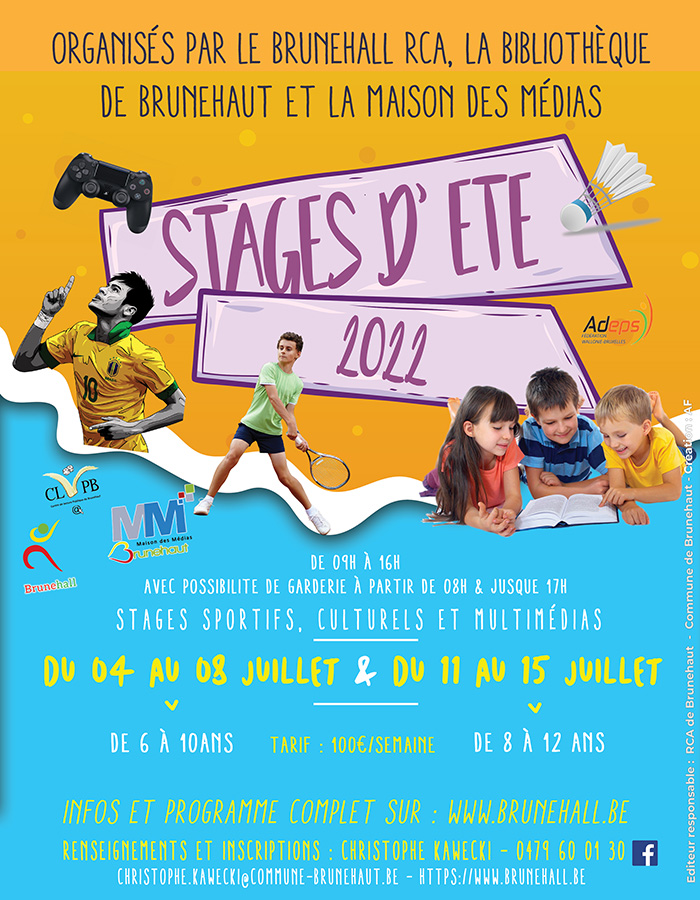 Stage ETE 2022 Brunehaut